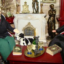 Румбокс масштаб 1:12  "Старый дом"