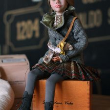 Лот Авторские каркасные куклы масштаб 1:4