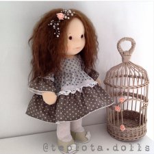 Waldorf inspired, вдохновение Вальдорфом. Куклы из ткани