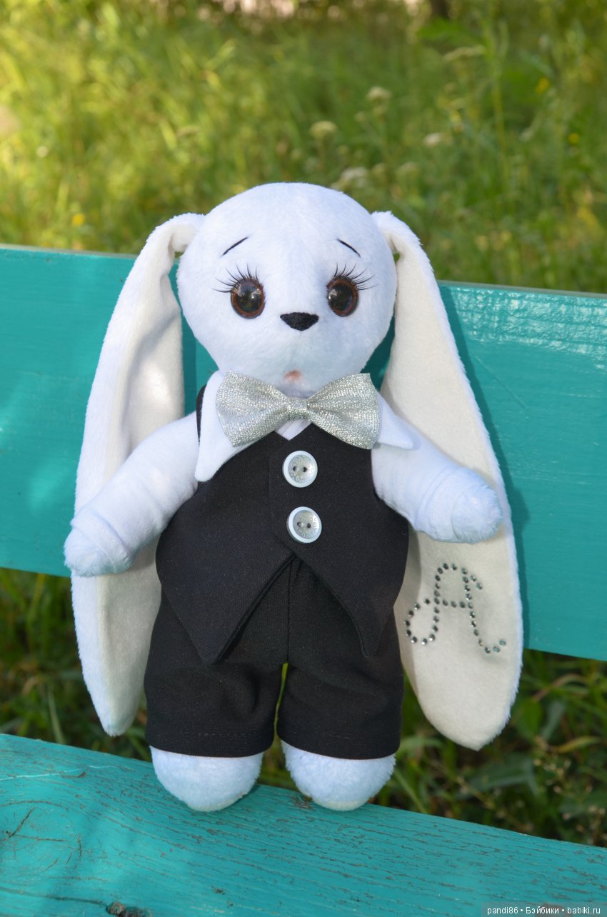 Серебряная свадьба заек — Авторские мишки Тедди и друзья: фото (фото 4)