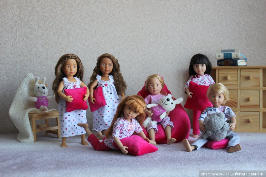 Пижамная вечеринка для Kruselings от Kathe Kruse