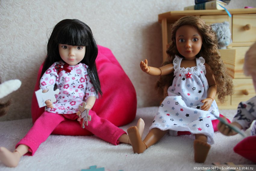 Пижамная вечеринка для Kruselings от Kathe Kruse