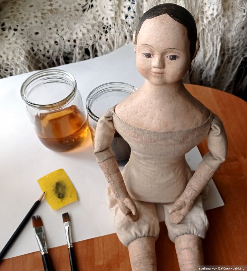 Моя Изанна — Авторские куклы в антикварном стиле: будуарные (фото 6)