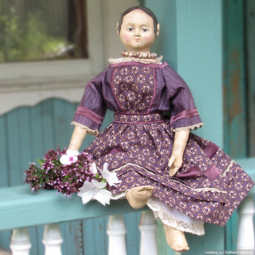 Мои летние Изанны — Авторские куклы в антикварном стиле: будуарные (фото 9)
