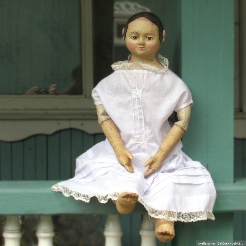 Мои летние Изанны — Авторские куклы в антикварном стиле: будуарные (фото 8)