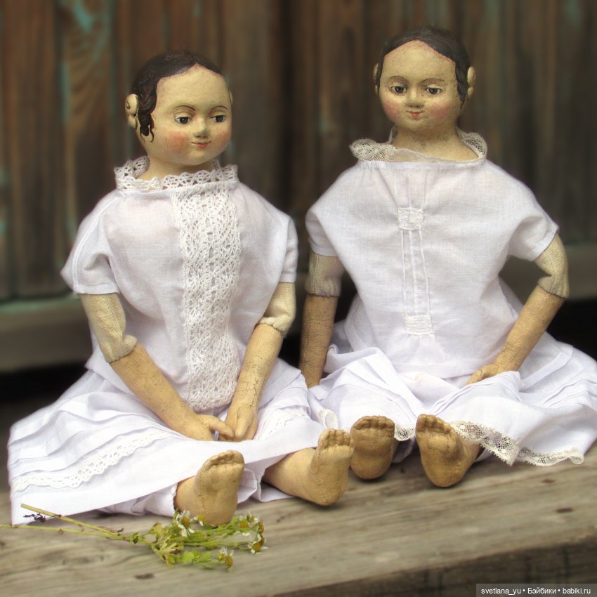 Мои летние Изанны — Авторские куклы в антикварном стиле: будуарные (фото 7)