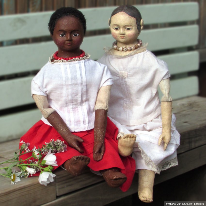 Мои летние Изанны — Авторские куклы в антикварном стиле: будуарные (фото 6)