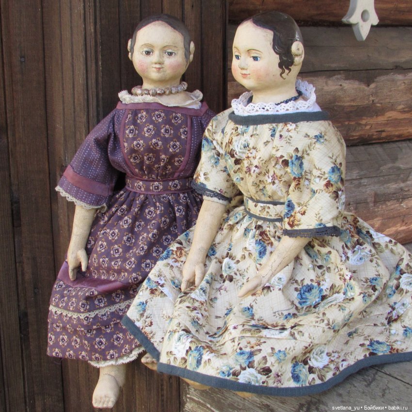 Мои летние Изанны — Авторские куклы в антикварном стиле: будуарные