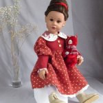 Платье в горошек для Готц