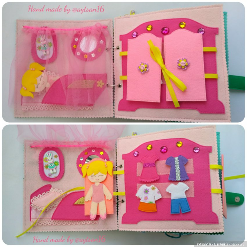 Одно из моих хобби. Развивающие книжки из фетра для деток (фото 2)