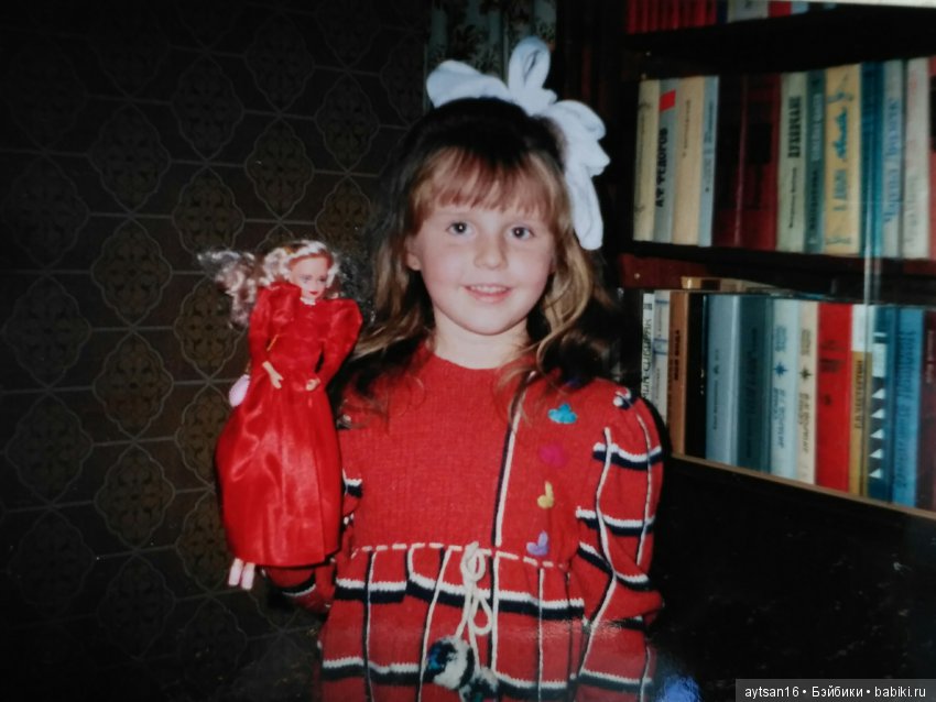 5-летняя я, и моя первая кукла Барби