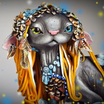 Создательница Кошачьей Расы: Мир фэнтези-скульптур Виктории Сердюковой (Sevillsia)