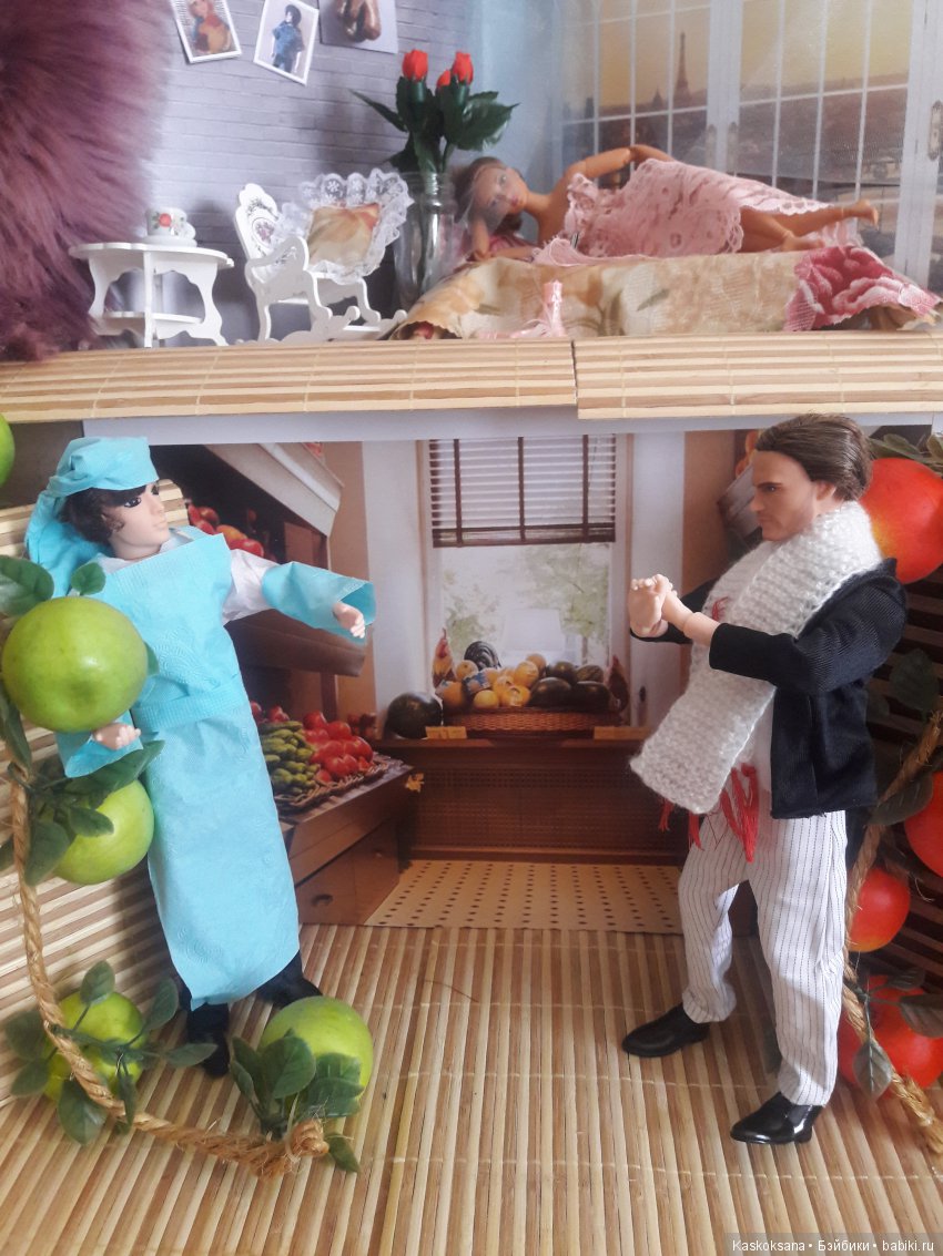 Закулисье команды "ТриО" в спектакле "Три О любви" по мотивам О.Генри "Персик" (фото 9)