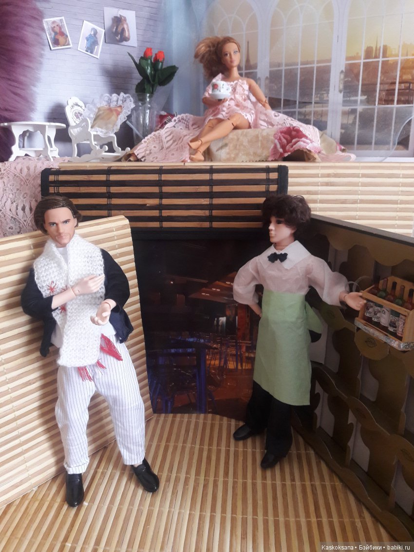 Закулисье команды "ТриО" в спектакле "Три О любви" по мотивам О.Генри "Персик"