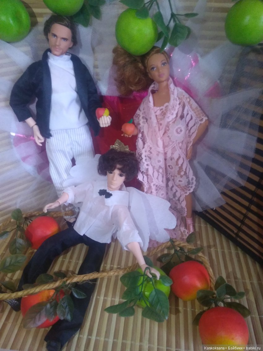 Закулисье команды "ТриО" в спектакле "Три О любви" по мотивам О.Генри "Персик"