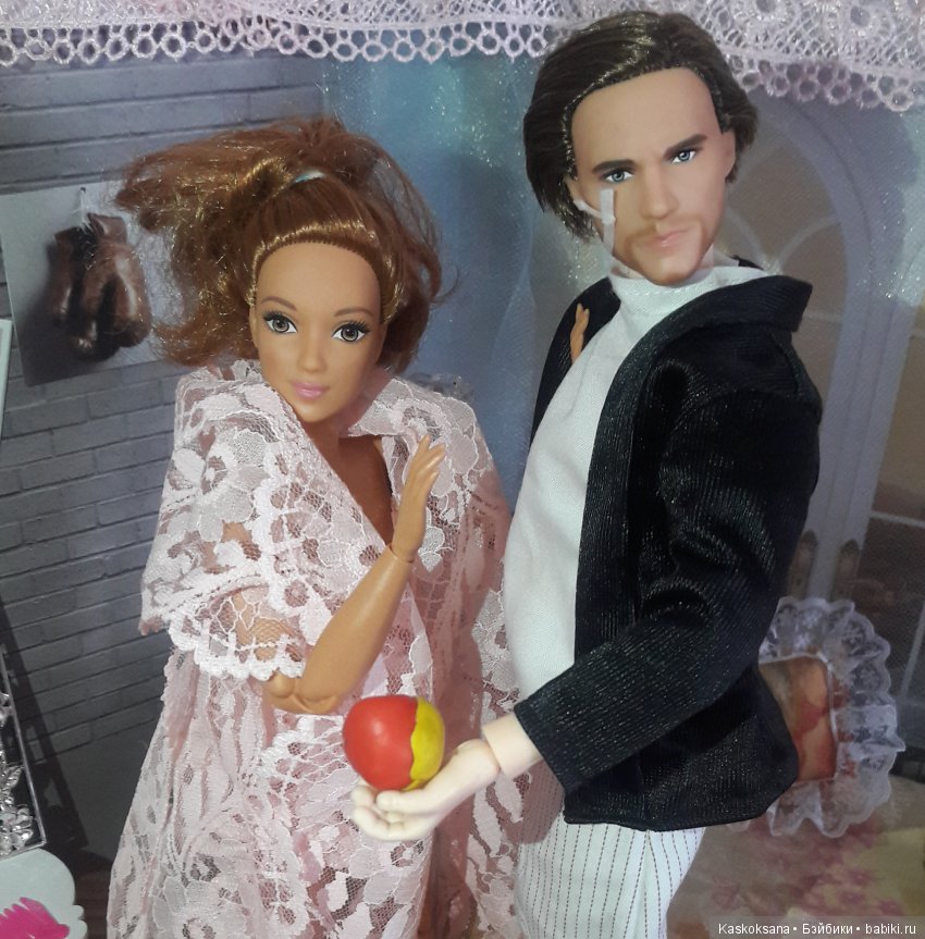 Закулисье команды "ТриО" в спектакле "Три О любви" по мотивам О.Генри "Персик"