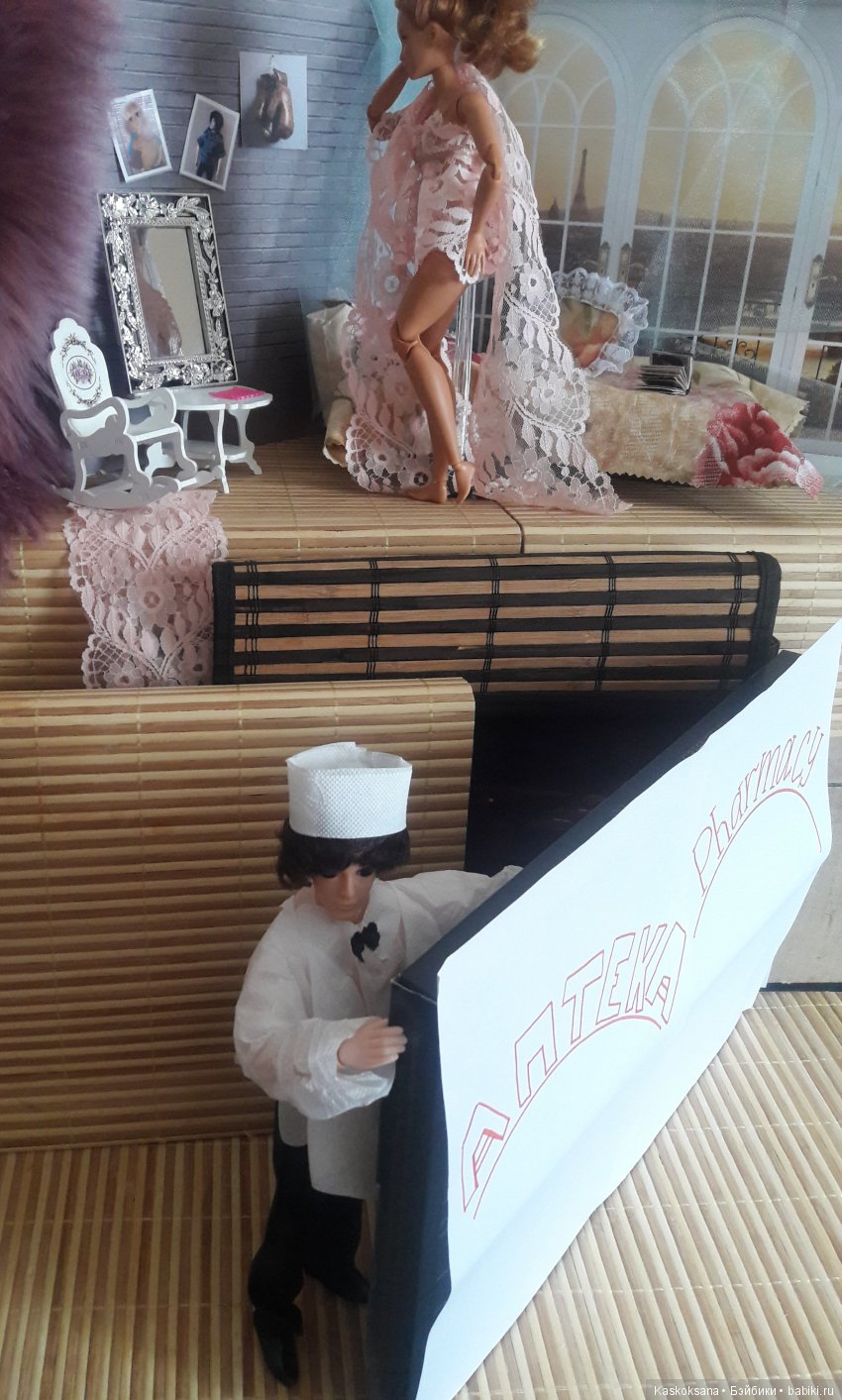 Закулисье команды "ТриО" в спектакле "Три О любви" по мотивам О.Генри "Персик"