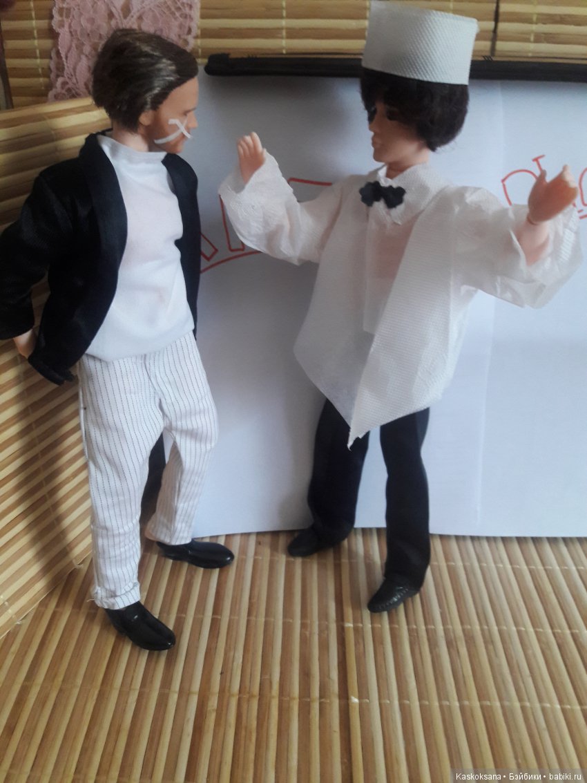 Закулисье команды "ТриО" в спектакле "Три О любви" по мотивам О.Генри "Персик"