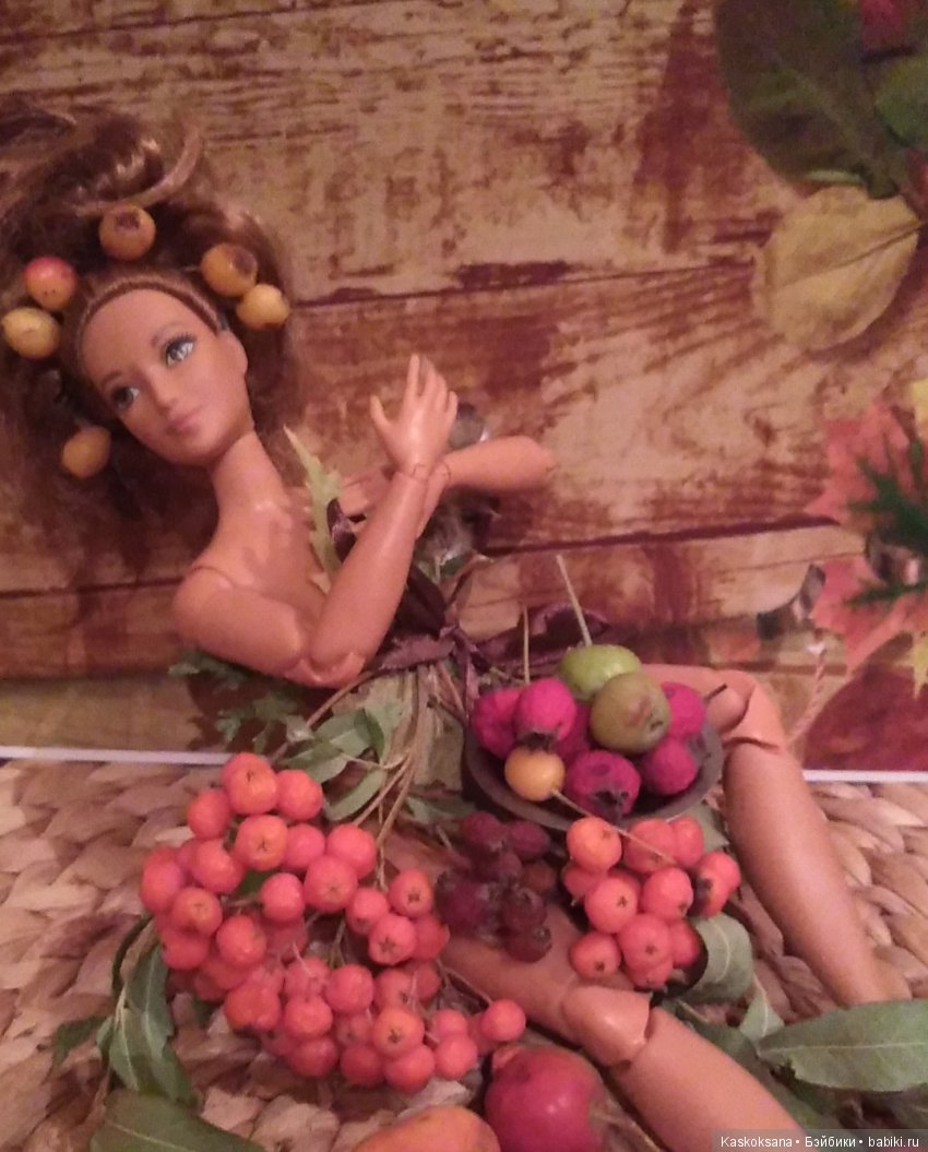 Осенние фантазии на тему природных даров и девичьей красы (фото 5)