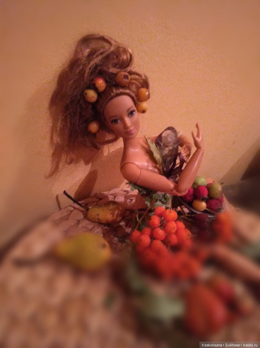 Осенние фантазии на тему природных даров и девичьей красы (фото 8)