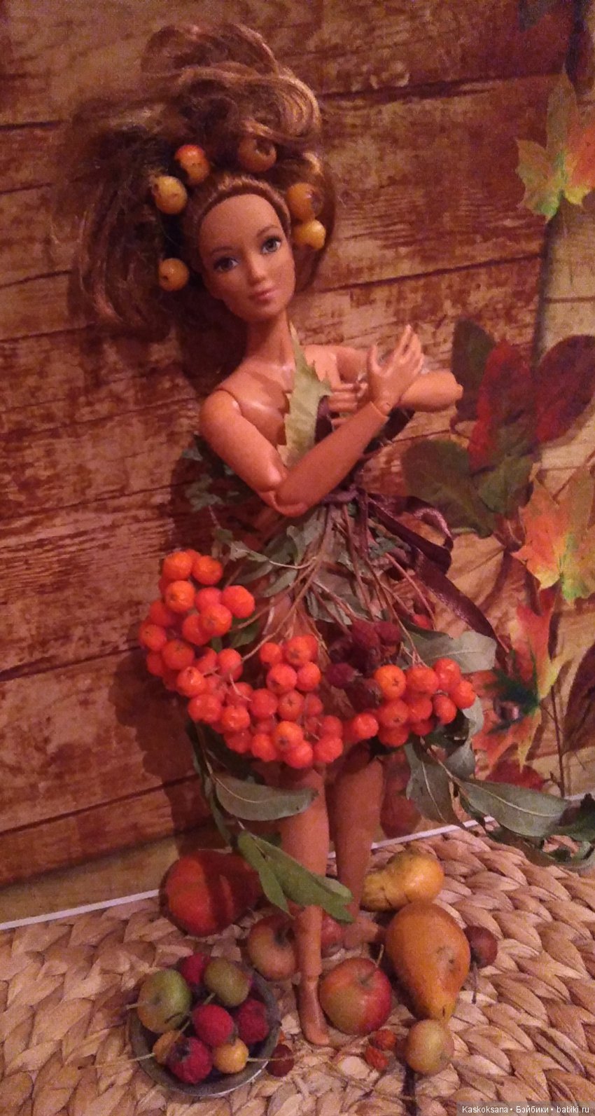 Осенние фантазии на тему природных даров и девичьей красы (фото 3)