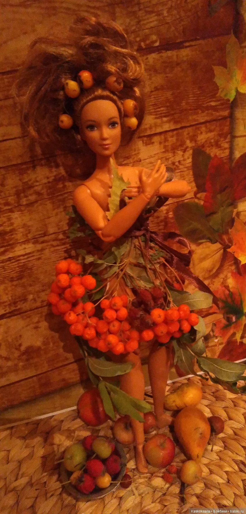 Осенние фантазии на тему природных даров и девичьей красы (фото 2)