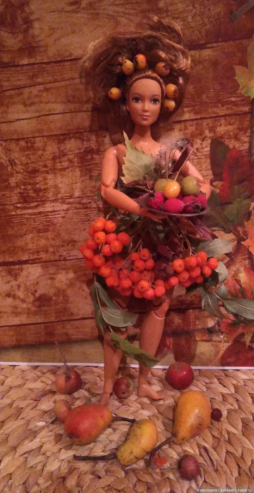 Осенние фантазии на тему природных даров и девичьей красы