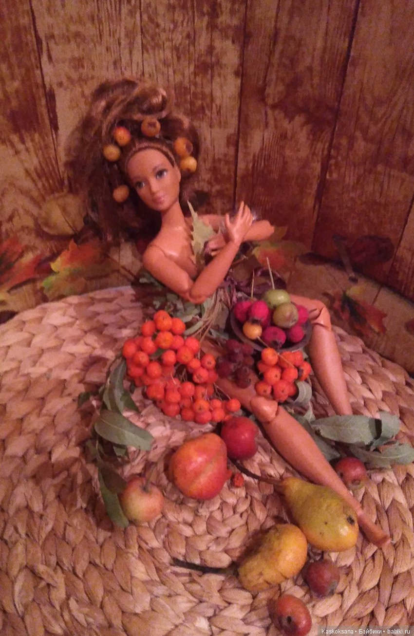 Осенние фантазии на тему природных даров и девичьей красы (фото 7)