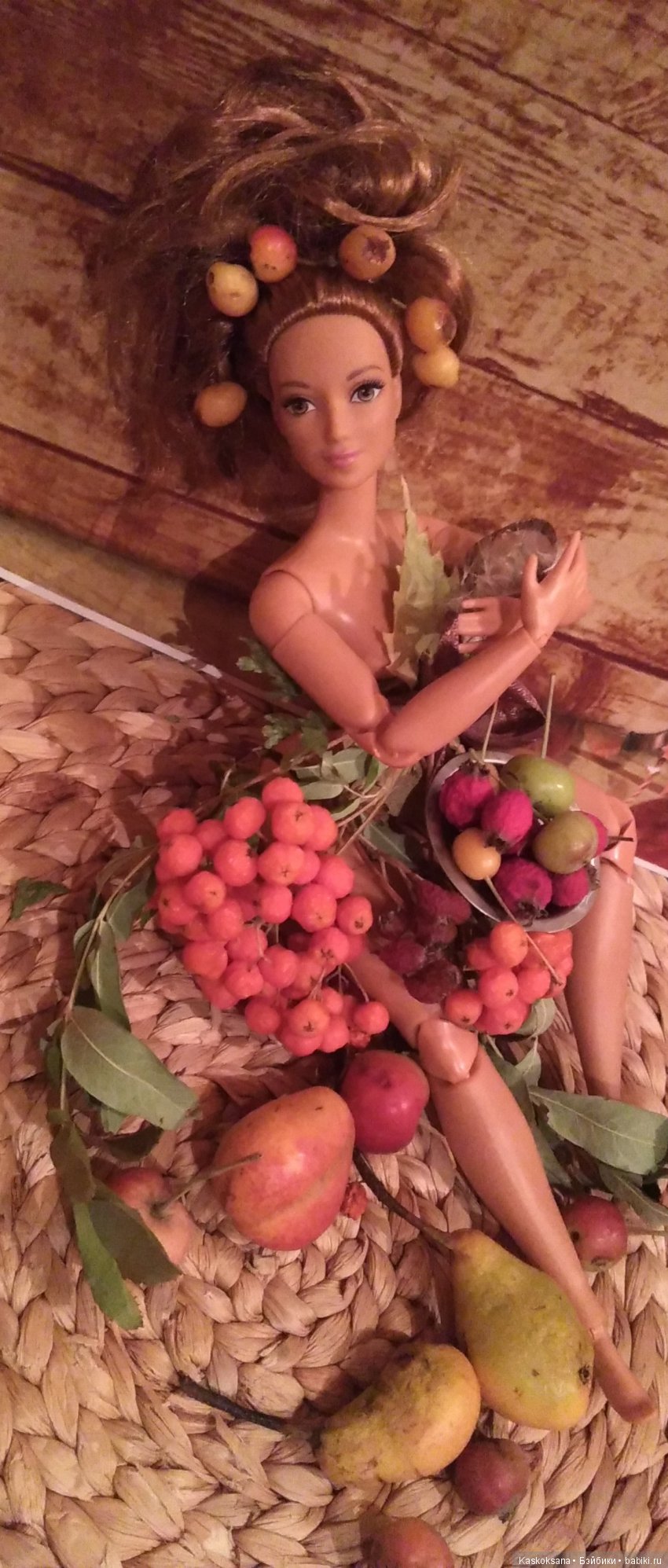 Осенние фантазии на тему природных даров и девичьей красы (фото 4)