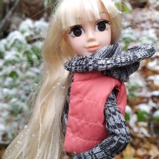 Аленка и первый снег