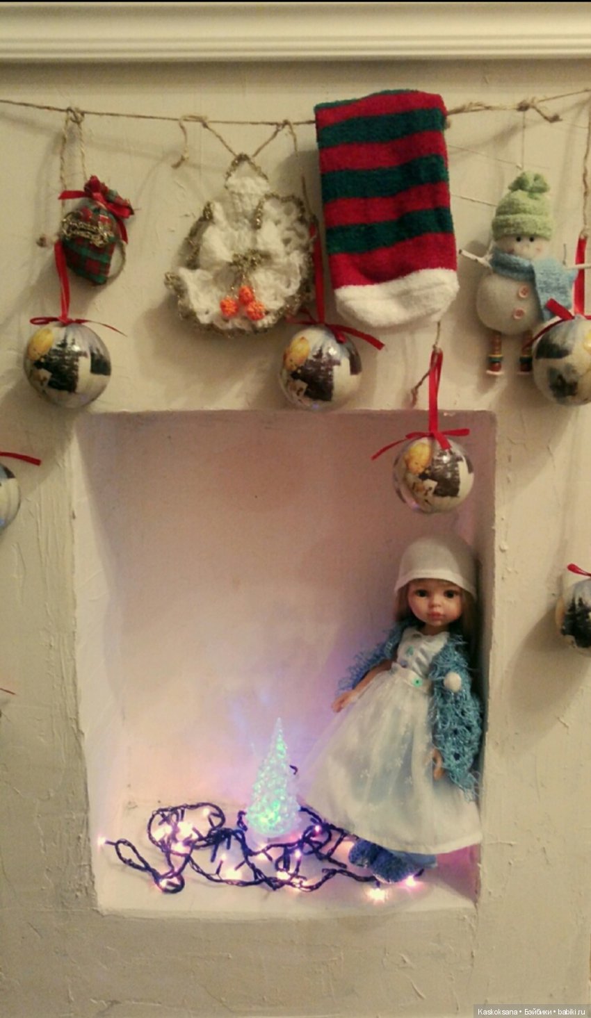 Доброго Сочельника и Счастливого Рождества! Моя "Каминная полка" (фото 2)