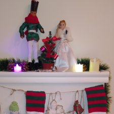 Доброго Сочельника и Счастливого Рождества! Моя "Каминная полка"