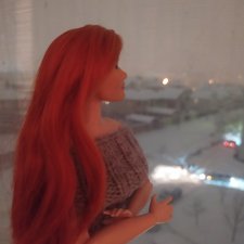 У окна. Зима