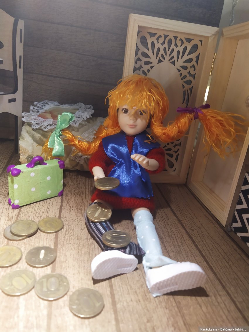 Пеппи Длинный-чулок. Как к Пеппи забираются воры (фото 7)