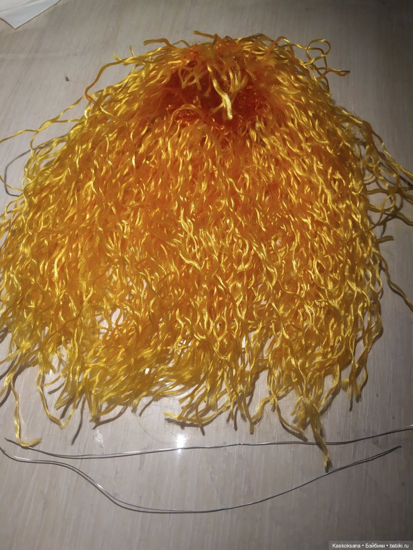 Как я делала театральный паричок для Пеппилотты (фото 8)