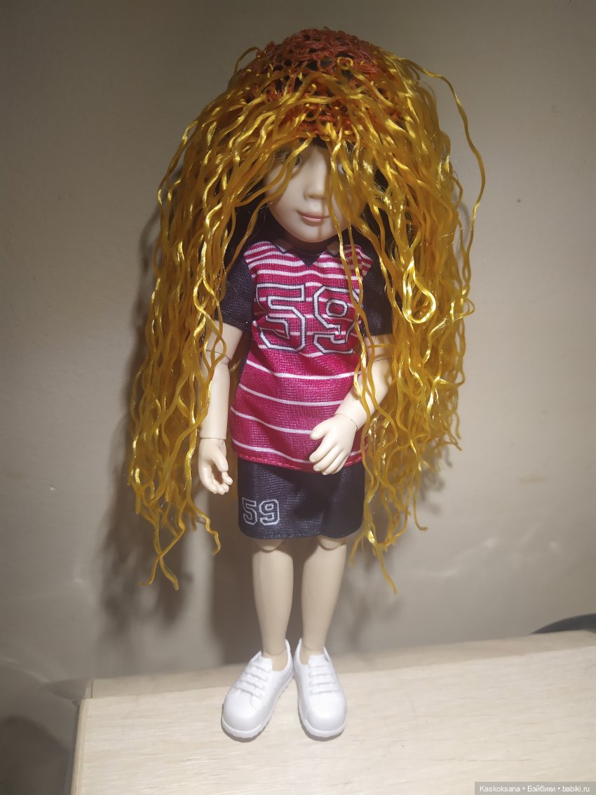 Как я делала театральный паричок для Пеппилотты (фото 7)