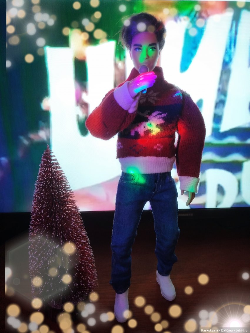 Новогодняя телепрограмма. Шире круг. "Снег кружится"