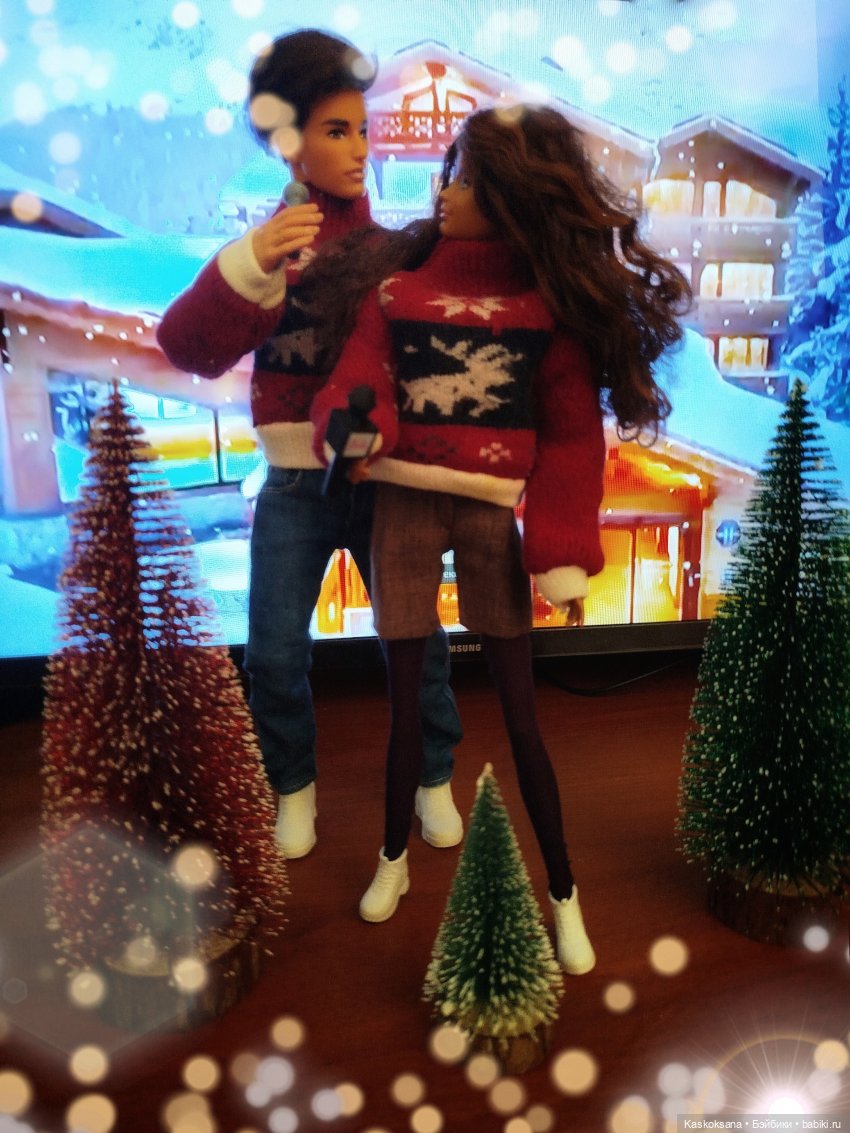 Новогодняя телепрограмма. Шире круг. "Снег кружится"