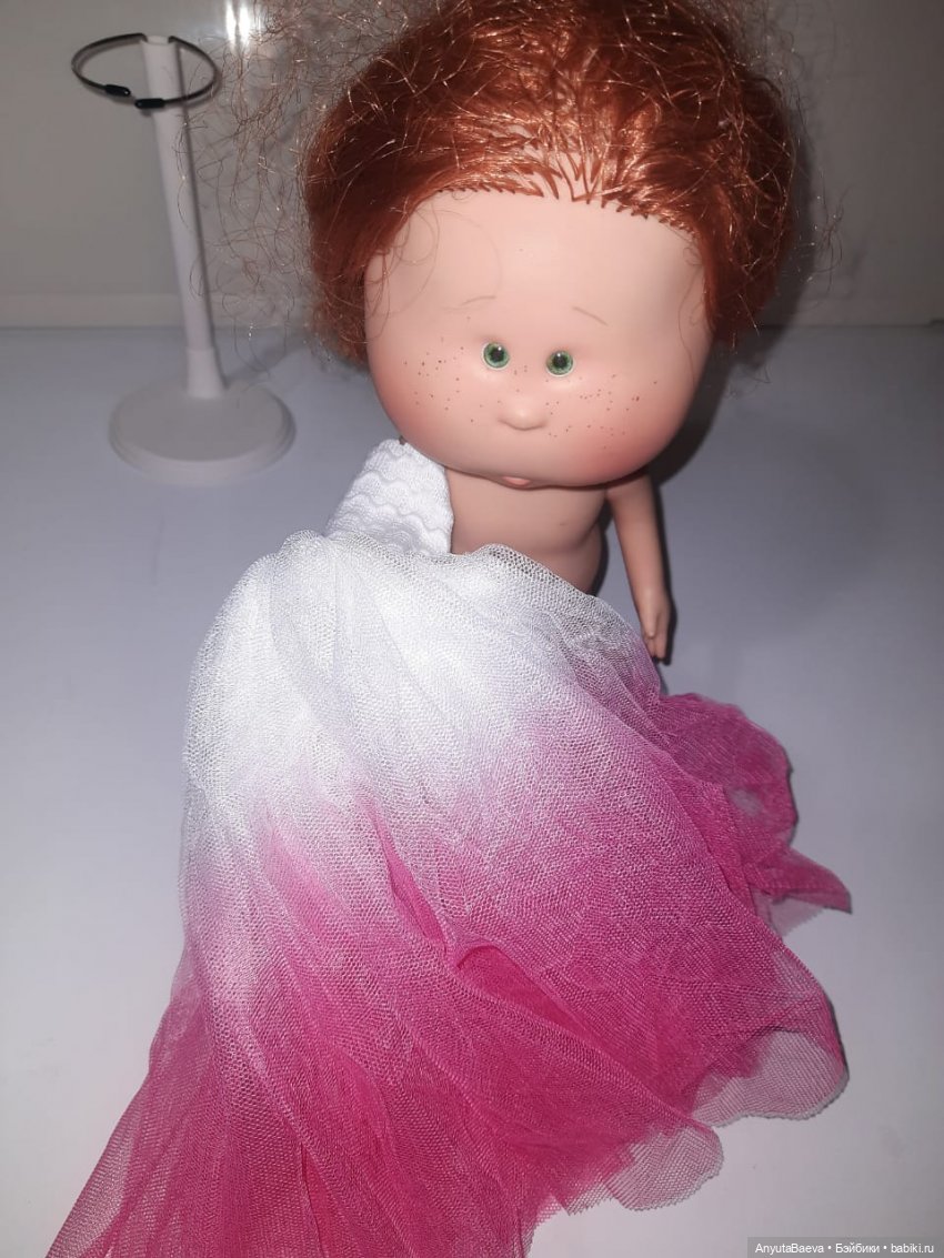 "Танк" в розовом платье — Куклы Nines d'Onil (Нинес): Миа (Mia) (фото 5)