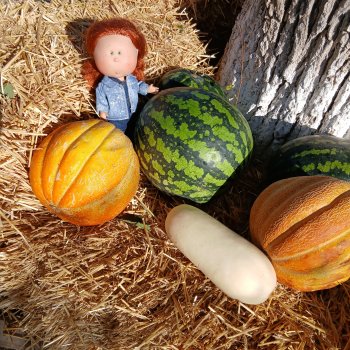 Маруся на выставке.