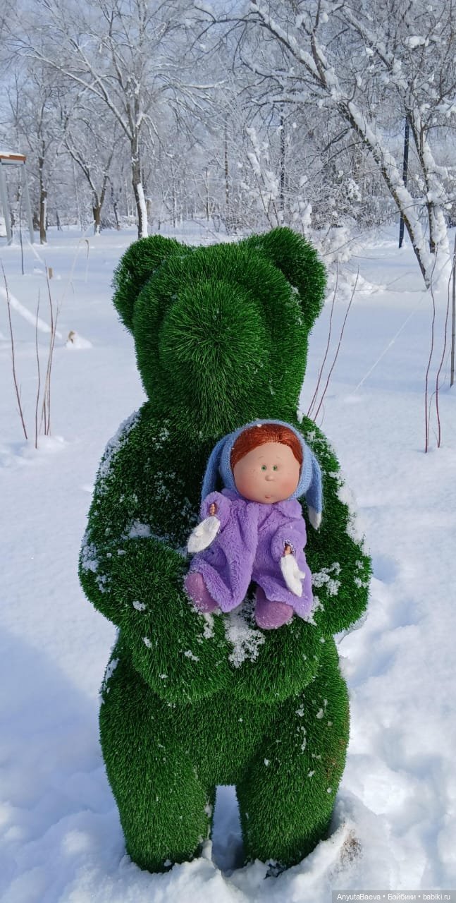 Зима , снег , прогулка) — Куклы Nines d'Onil (Нинес): Миа (Mia)
