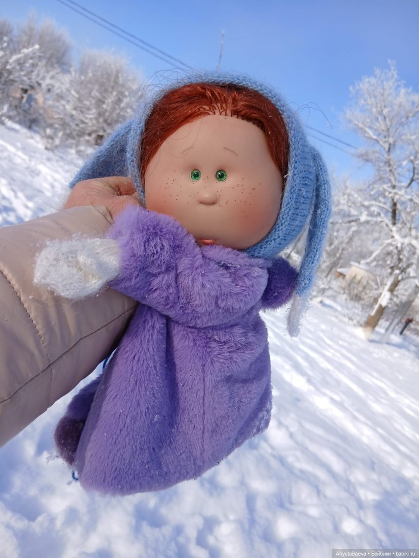 Зима , снег , прогулка) — Куклы Nines d'Onil (Нинес): Миа (Mia)