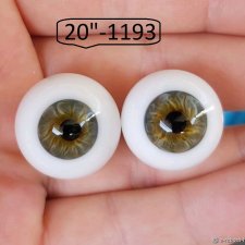 20"-  глаза стекло для коллекц . кукол.