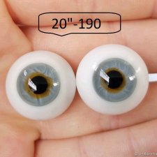 20"-  глаза стекло для коллекц . кукол.