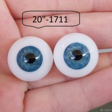 20"-  глаза стекло для коллекц . кукол.