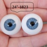 24"-  глаза стекло для коллекц . кукол.