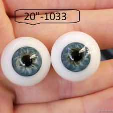 20"-  глаза стекло для коллекц . кукол.