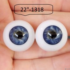 22"-  глаза стекло для коллекц . кукол.