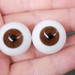 22"-1852, 1854, 1849,1850,1851 . глаза стекло для коллекц. кукол