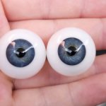24"-1847, 1848 глаза стекло для коллекц. кукол